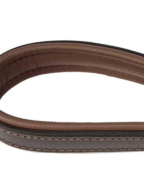 DUBARRY Riley Leather Slip-Neck Dog Lead - Mahogany