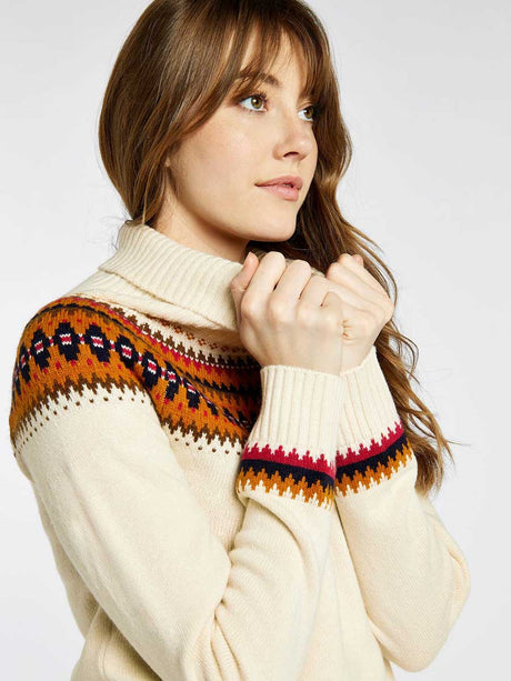 DUBARRY Riverdale Fair Isle Knitted Sweater - Women's - Chalk