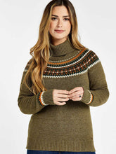 Load image into Gallery viewer, DUBARRY Riverdale Fair Isle Knitted Sweater - Women&#39;s - Dusky Green
