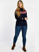 Load image into Gallery viewer, DUBARRY Riverdale Fair Isle Knitted Sweater - Women&#39;s - Navy
