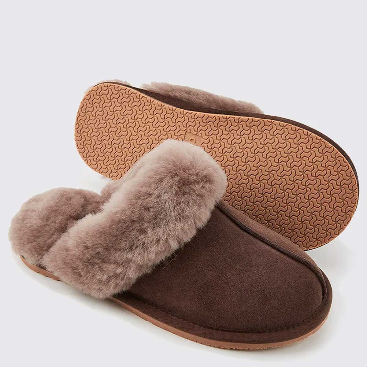 DUBARRY Rockmill Women's Mule Slippers - Cigar