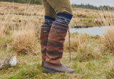 DUBARRY Rolestown Fair Isle Alpaca Socks - Navy