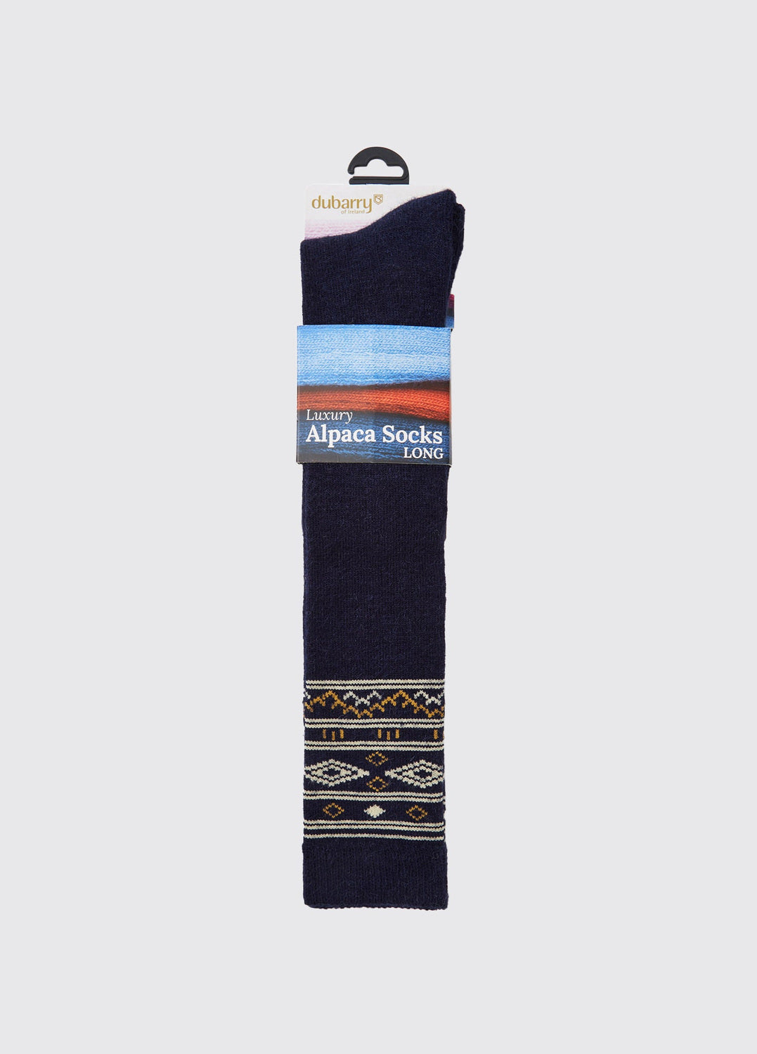 DUBARRY Rolestown Fair Isle Alpaca Socks - Navy