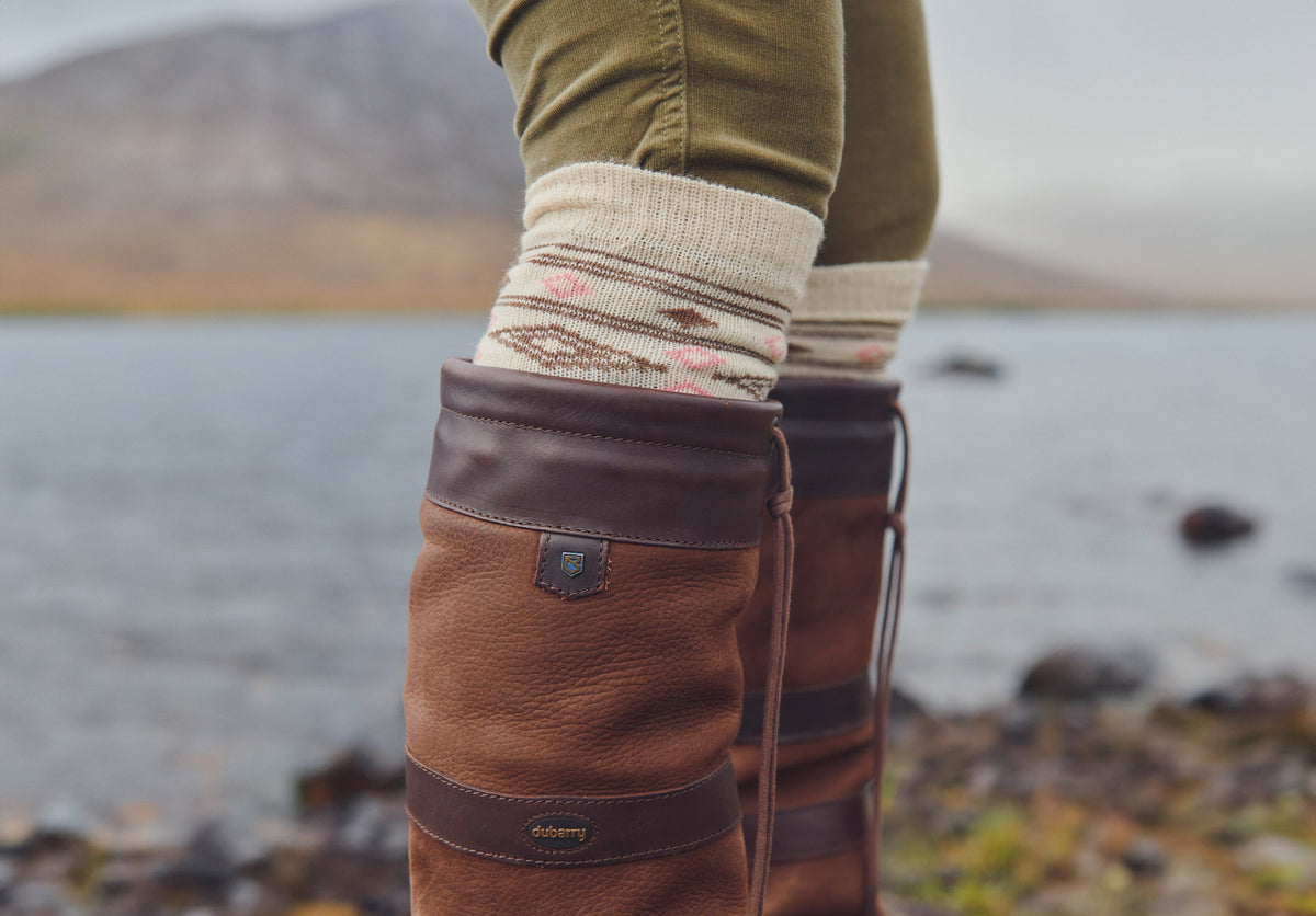 DUBARRY Rolestown Fair Isle Alpaca Socks - Oat