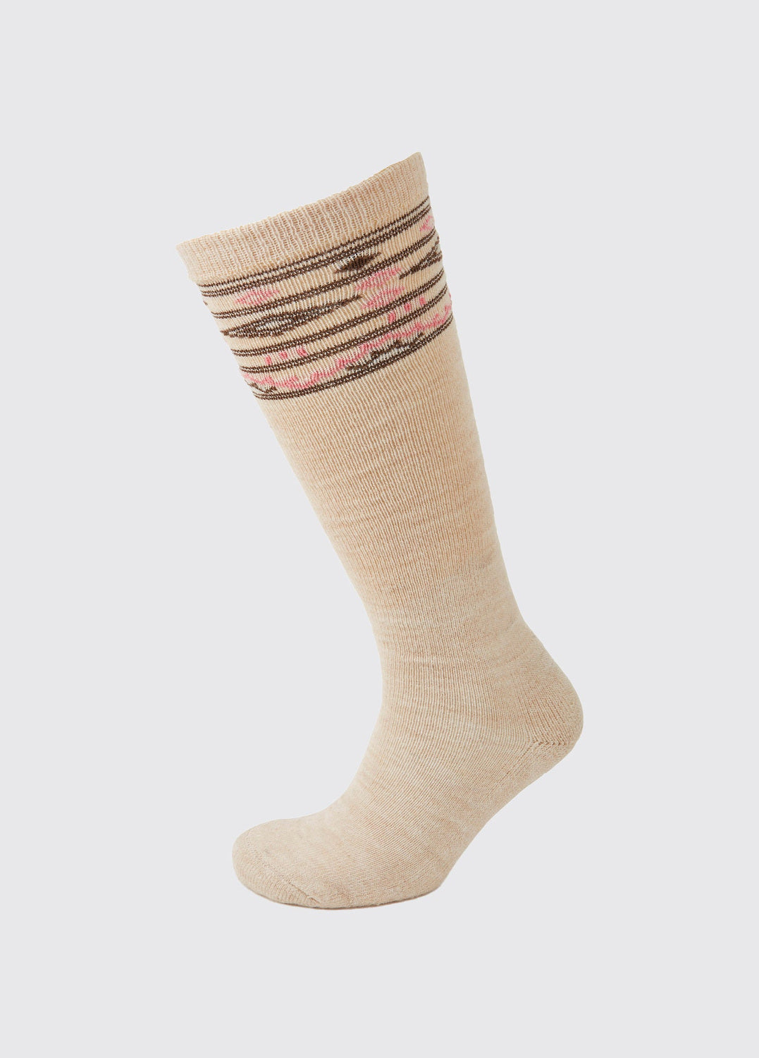 DUBARRY Rolestown Fair Isle Alpaca Socks - Oat