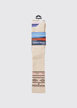 DUBARRY Rolestown Fair Isle Alpaca Socks - Oat