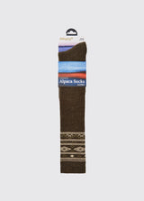 DUBARRY Rolestown Fair Isle Alpaca Socks - Olive