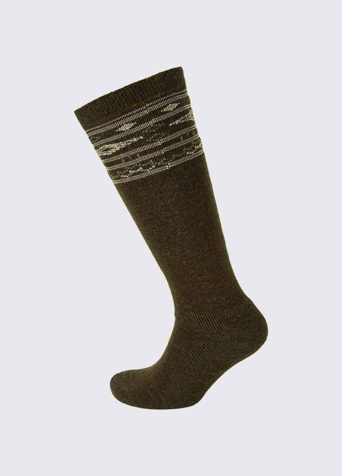 DUBARRY Rolestown Fair Isle Alpaca Socks - Olive