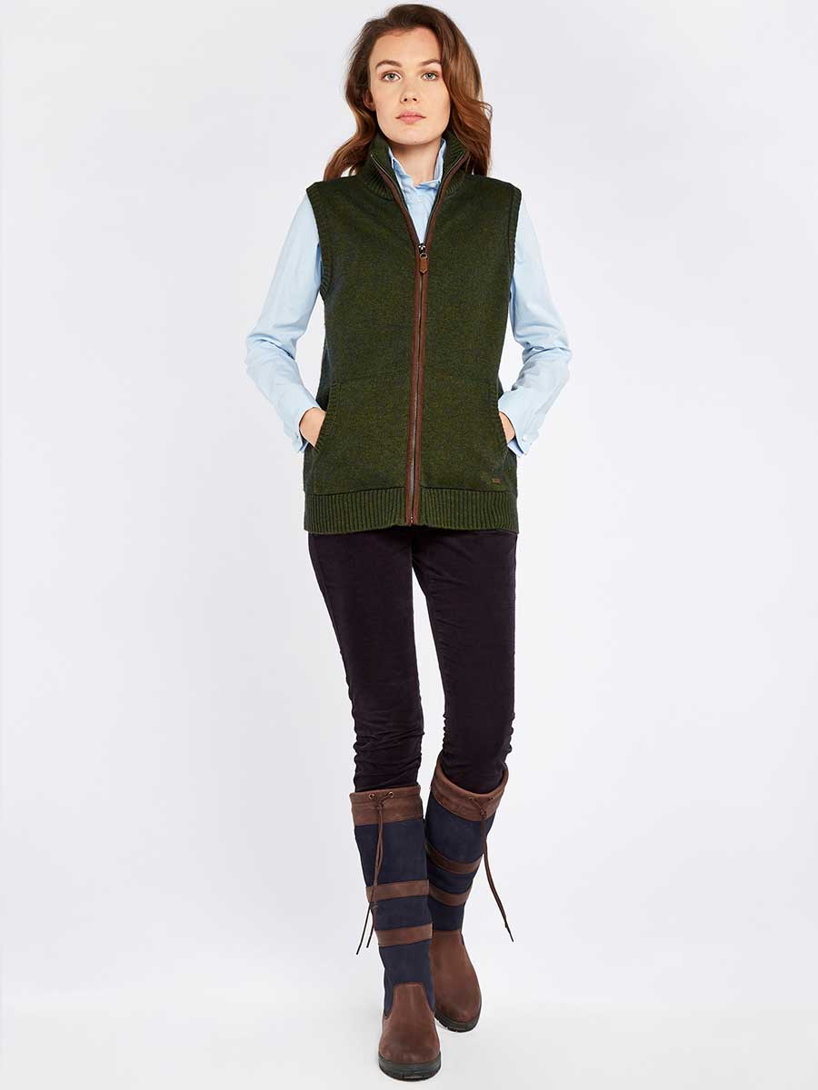 DUBARRY Sheedy Wool Blend Knit Gilet - Women's - Green