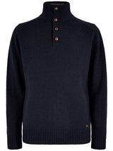 DUBARRY Shields Button Neck Sweater - Men's - Navy
