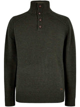 DUBARRY Shields Button Neck Sweater - Men's - Olive