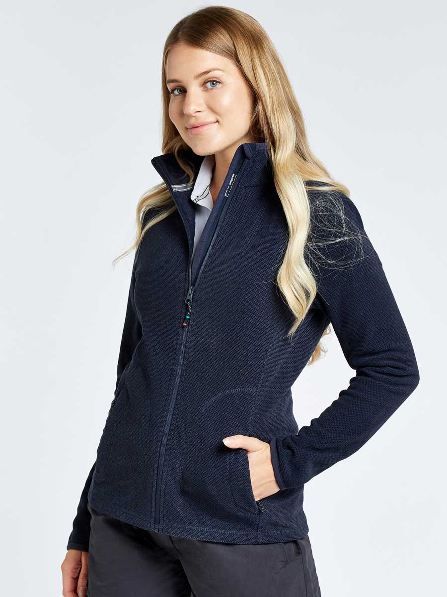 DUBARRY Sicily Womens Full-Zip Technical Fleece - Navy