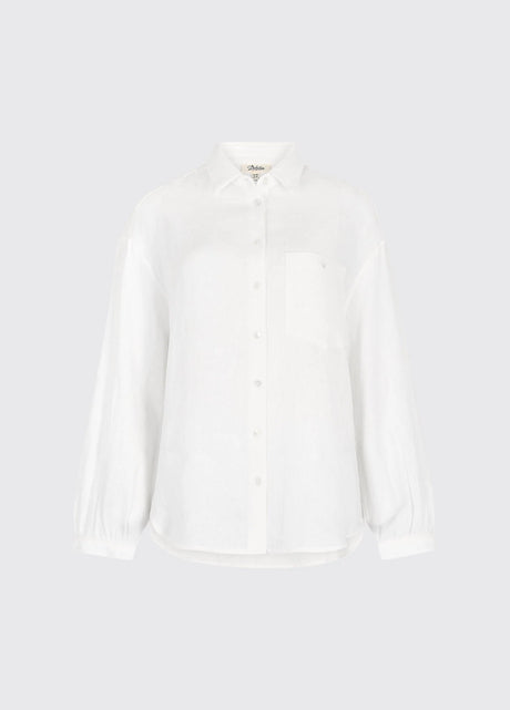 DUBARRY Silvergrass Relaxed Linen Shirt - Women’s - White