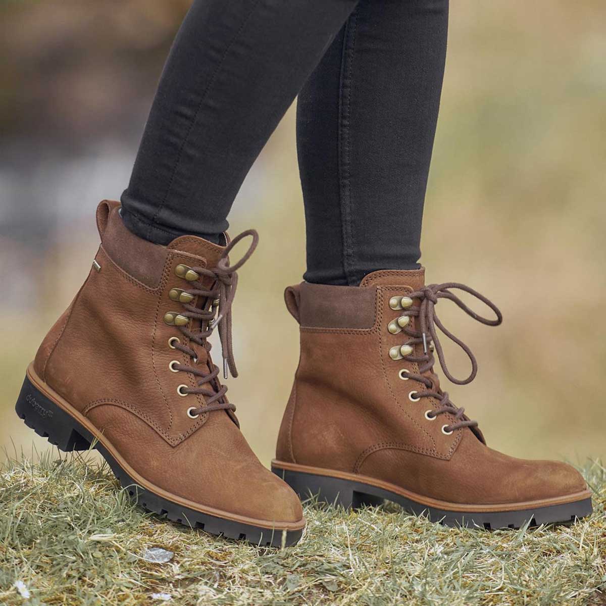 DUBARRY Strokestown Hiking Style Boots - Womens - Walnut