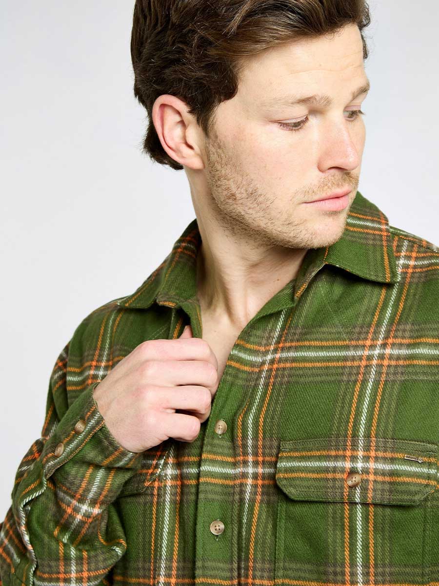 DUBARRY Townley Country Check Shirt - Men's - Olive