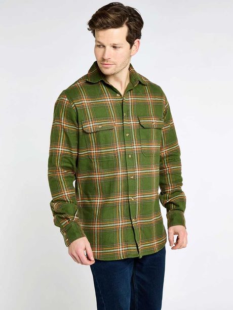 DUBARRY Townley Country Check Shirt - Men's - Olive