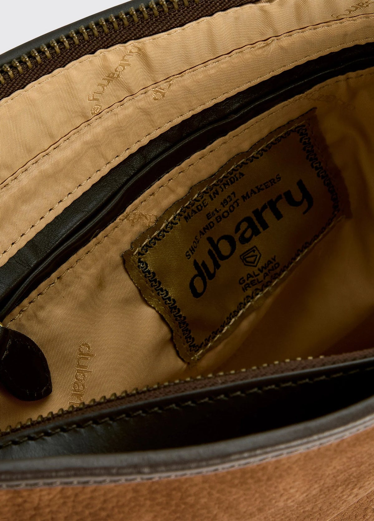 DUBARRY Tullyfern Suede And Leather Handbag - Womens - Walnut