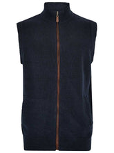 Load image into Gallery viewer, DUBARRY Upperwood Wool Blend Knit Gilet - Men&#39;s - Navy
