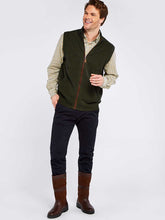 Load image into Gallery viewer, DUBARRY Upperwood Wool Blend Knit Gilet - Men&#39;s - Olive
