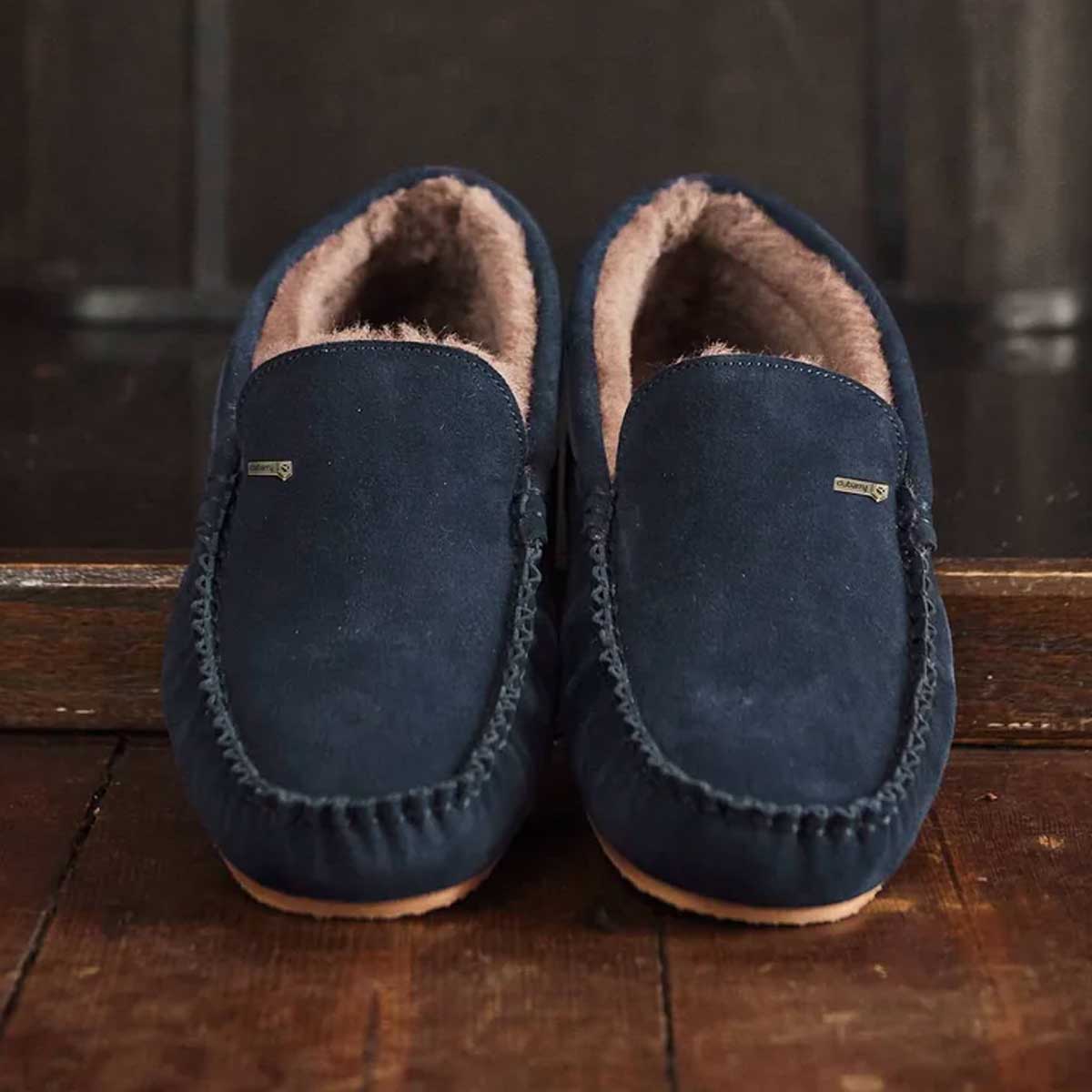 DUBARRY Ventry Moccasin Slippers - Men's - Navy