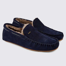 Load image into Gallery viewer, DUBARRY Ventry Moccasin Slippers - Men&#39;s - Navy
