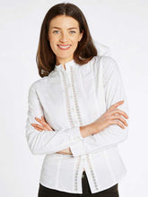 Load image into Gallery viewer, DUBARRY Waterlily Women&#39;s Mandarin Collar Shirt - White
