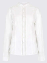 Load image into Gallery viewer, DUBARRY Waterlily Women&#39;s Mandarin Collar Shirt - White
