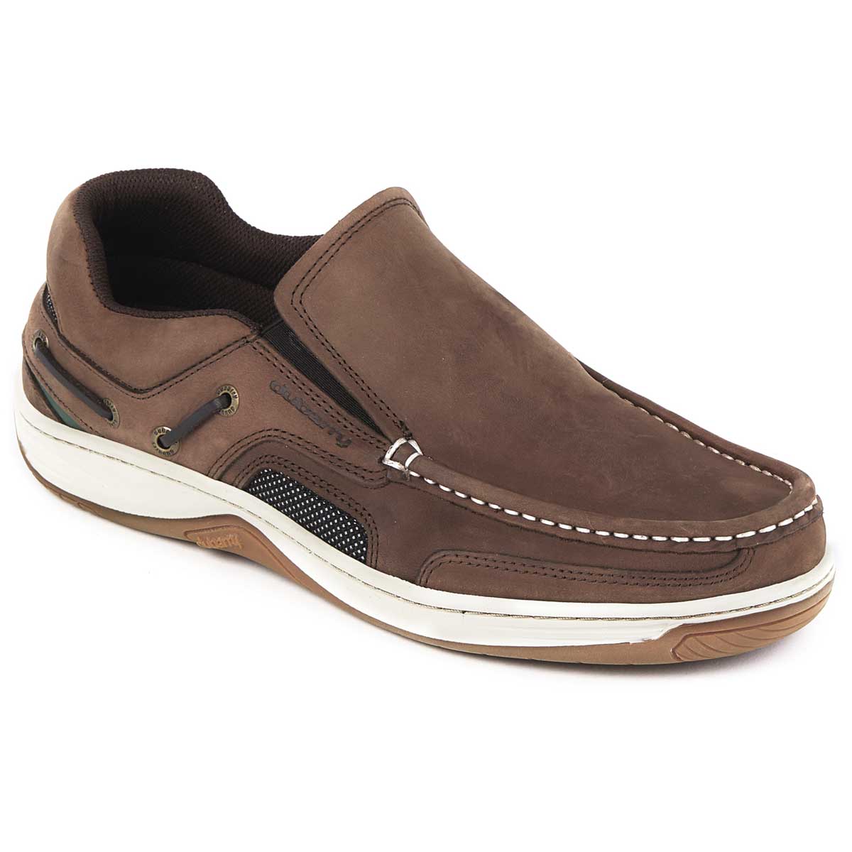 DUBARRY Deck Shoes - Men's Yacht Loafer - Donkey Brown Nubuck