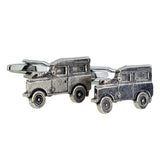 FARLEY'S Land Rover Defender 4x4 Cufflinks - English Made Pewter