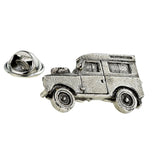 FARLEY'S Land Rover Defender 4x4 Lapel Pin Badge - English Made Pewter