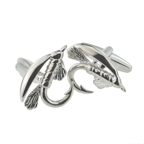 FARLEY'S Fly Fishing Hook Fisherman's Cufflinks