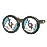 FARLEY'S Gone Fishing Fisherman's Cufflinks