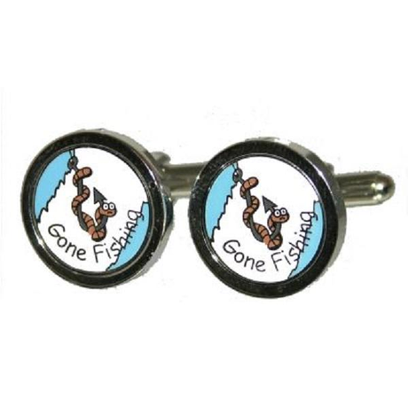 FARLEY'S Gone Fishing Fisherman's Cufflinks