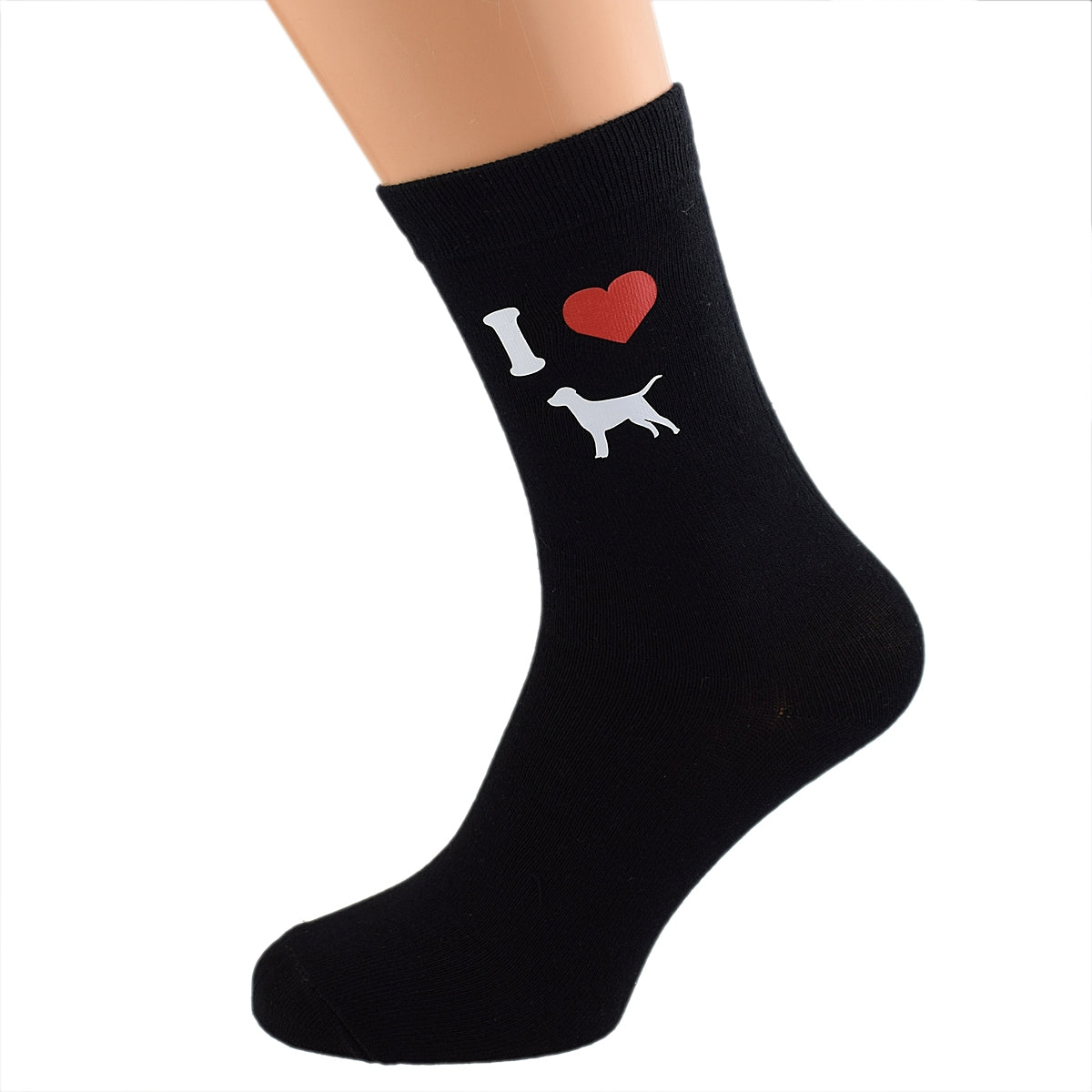 FARLEY'S I Love Labradors Men's Socks - Black
