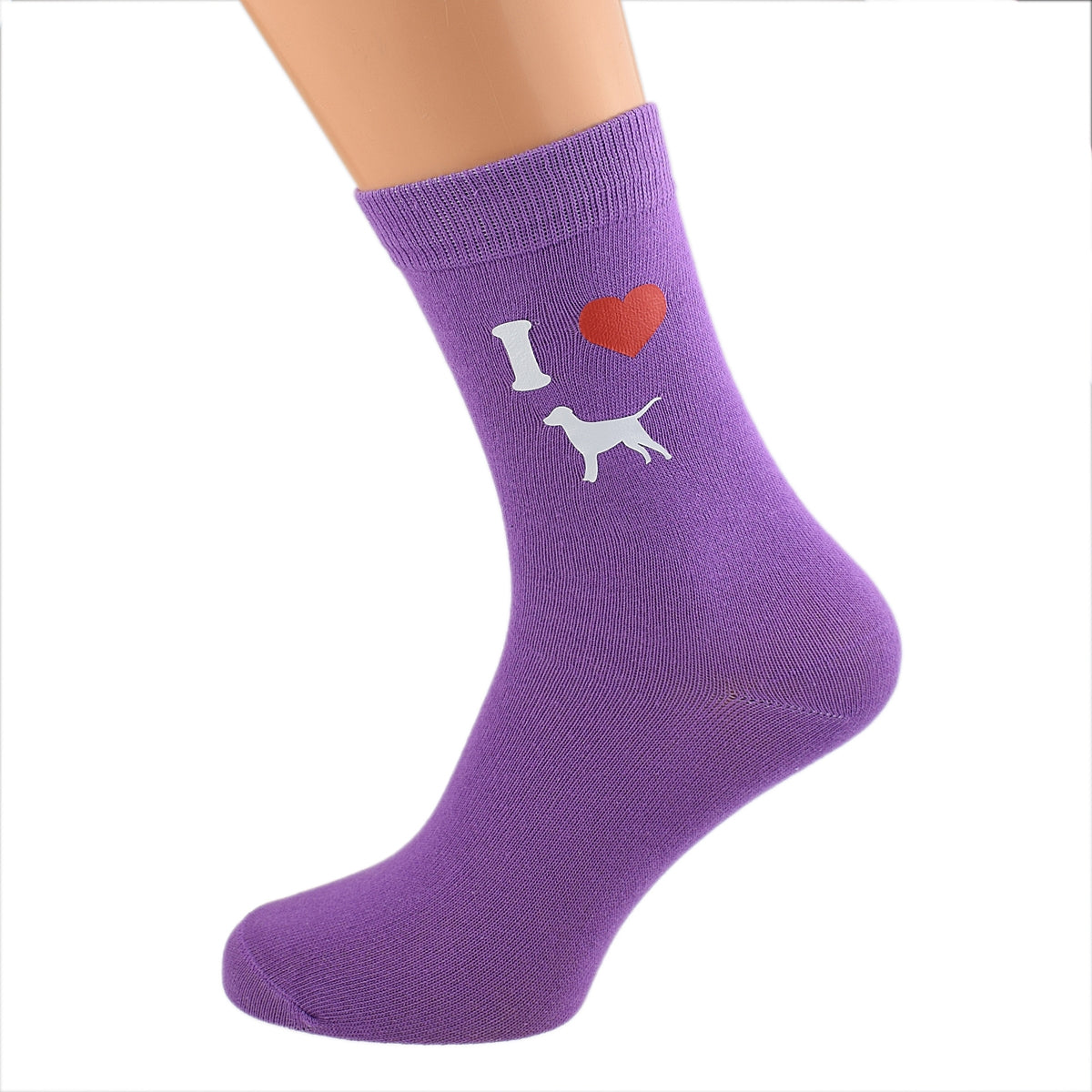 FARLEY'S I Love Labradors Women's Socks - Purple