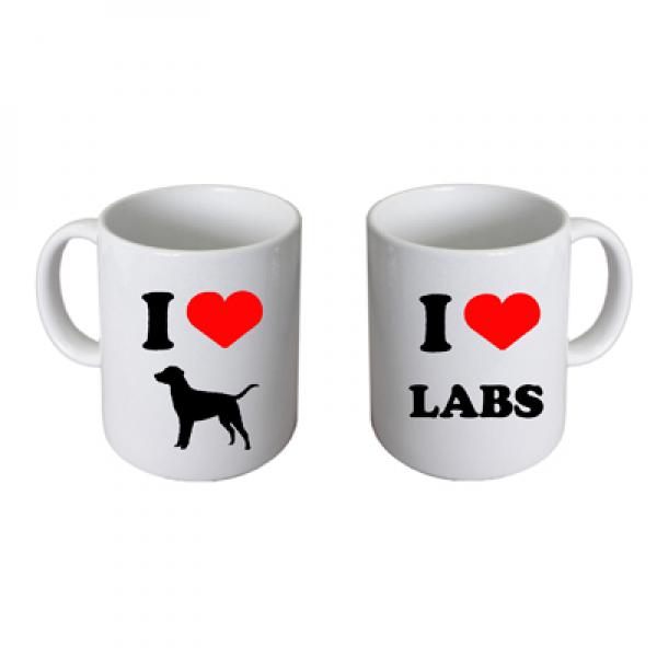 FARLEY'S I Love Labradors Ceramic Mug