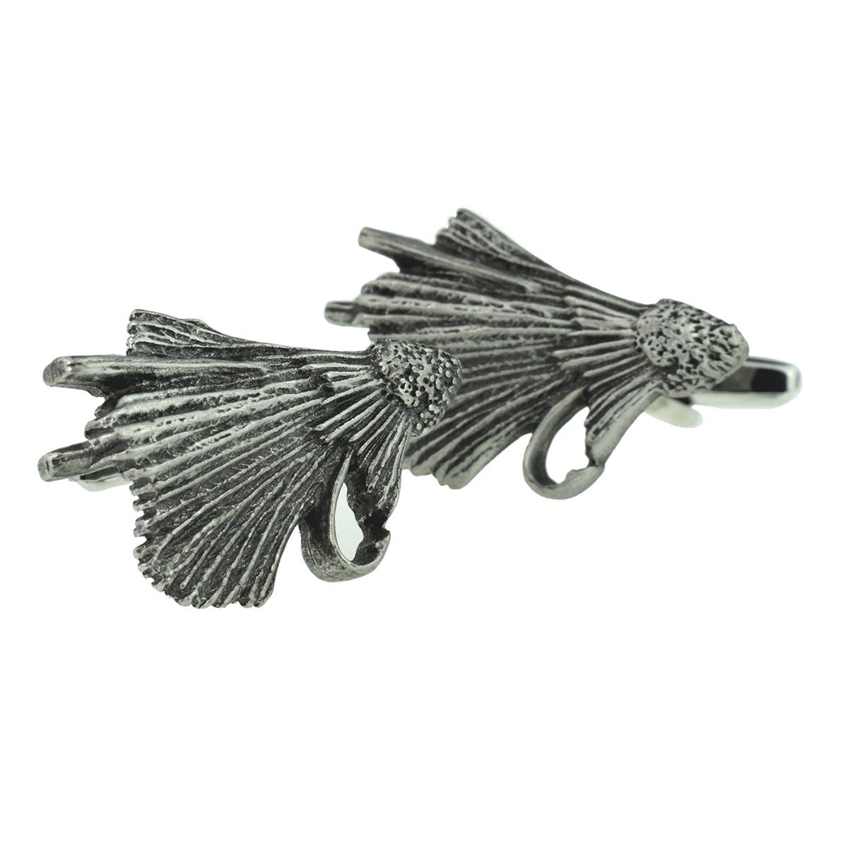 FARLEY'S Fly Fishing Hook English Pewter Cufflinks
