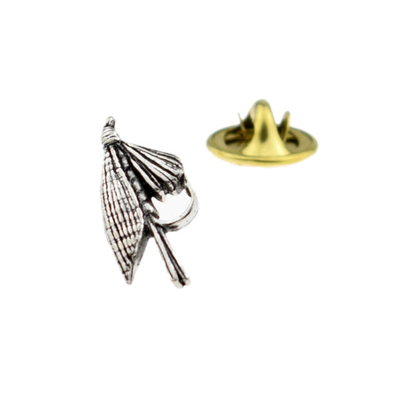FARLEY'S Small Fly Hook English Pewter Lapel Pin Badge