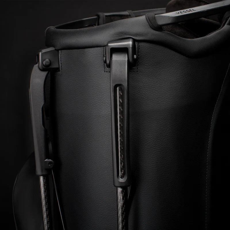 VESSEL Player V Pro Stand Golf Bag - Pebbled Black