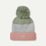 SEALSKINZ Flitcham Waterproof Fleece Lined Cold Weather Striped Bobble Hat - product view 2