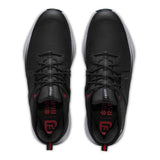 FOOTJOY HyperFlex Golf Shoes - Mens - Black / White / Red - Sizes: UK 8 & 9