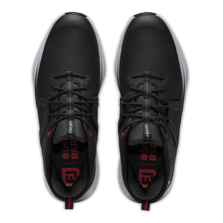 FOOTJOY HyperFlex Golf Shoes - Mens - Black / White / Red