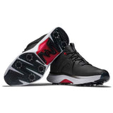 FOOTJOY HyperFlex Golf Shoes - Mens - Black / White / Red - Sizes: UK 8 & 9