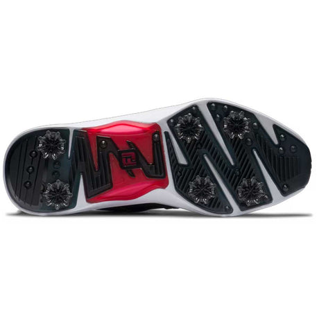 FOOTJOY HyperFlex Golf Shoes - Mens - Black / White / Red