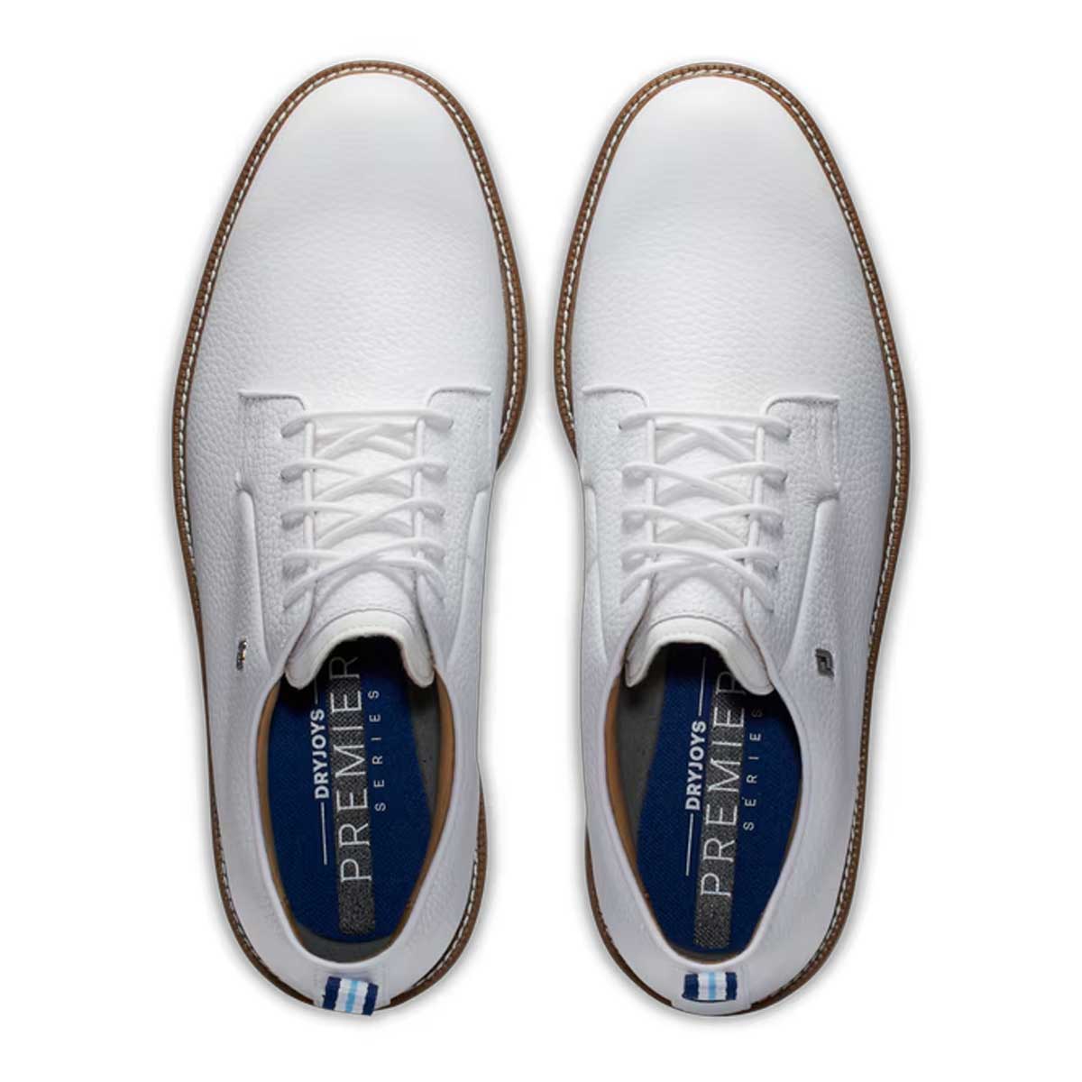 30% OFF - FOOTJOY Premiere Series Field Golf Shoes - Mens - White & Grey - Size: UK 8