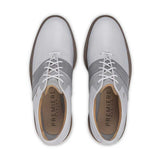 FOOTJOY Premiere Series Packard Golf Shoes - Mens - White & Grey