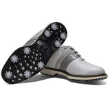 FOOTJOY Premiere Series Packard Golf Shoes - Mens - White & Grey