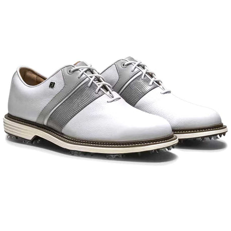 FOOTJOY Premiere Series Packard Golf Shoes - Mens - White & Grey