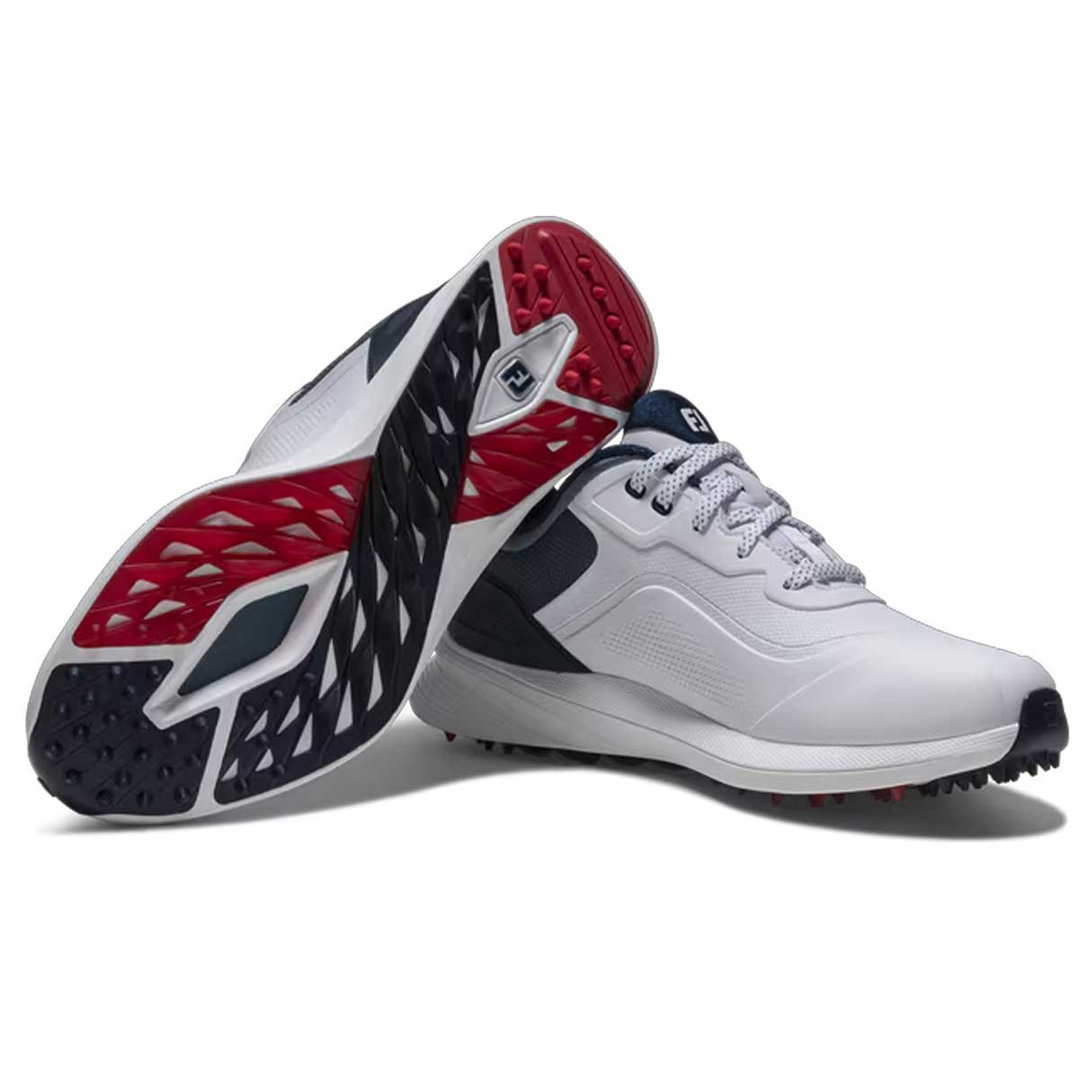 FOOTJOY Pro SL Golf Shoes - Mens - White / Blue / Red