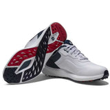 FOOTJOY Pro SL Golf Shoes - Mens - White / Blue / Red